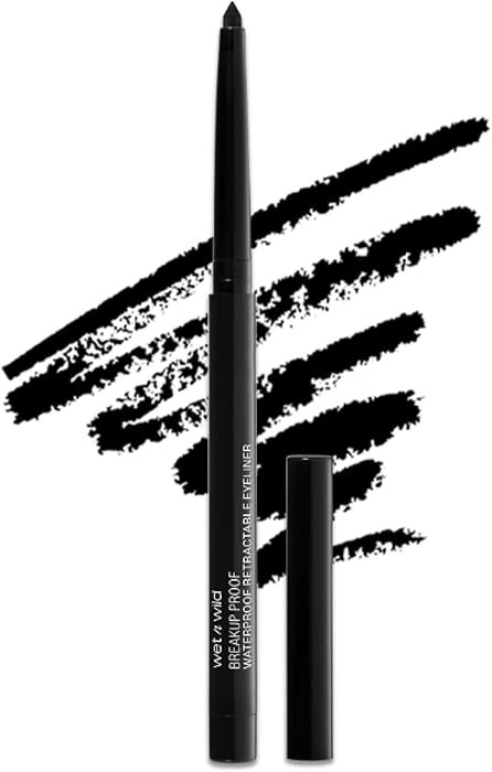 wet n wild Mega Last Breakup Proof Waterproof Retractable Gel Eyeliner - Ultra Pigmented 16-Hour ... | Amazon (US)