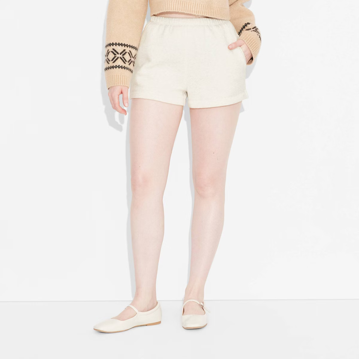 Women's High-Rise Fleece Shorts - Wild Fable™ | Target
