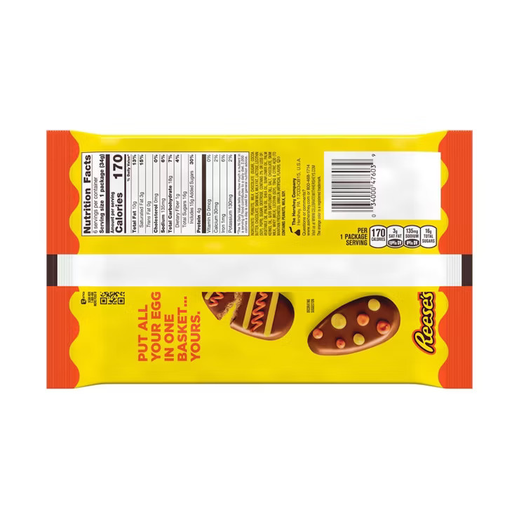 Reese's Easter Peanut Butter Eggs - 7.2oz/6ct | Target