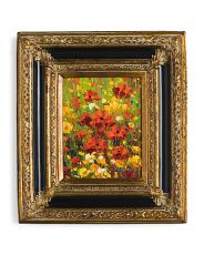 8x10 Gold Ornate Framed Poppy Flower Wall Art | Marshalls