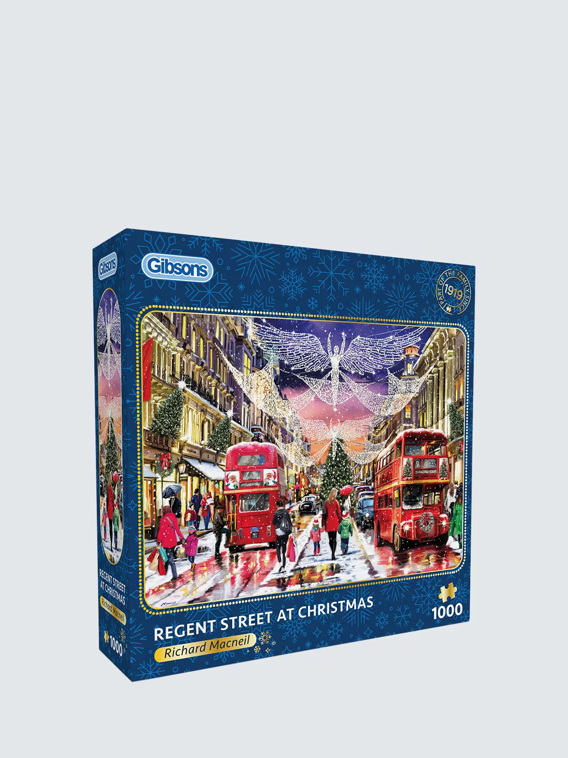 GibsonsRegent Street at Christmas Jigsaw Puzzle, 1000 Pieces | John Lewis (UK)