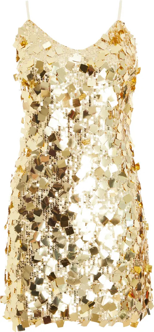 QUIZ Square Sequin Bodycon Dress | Nordstrom | Nordstrom