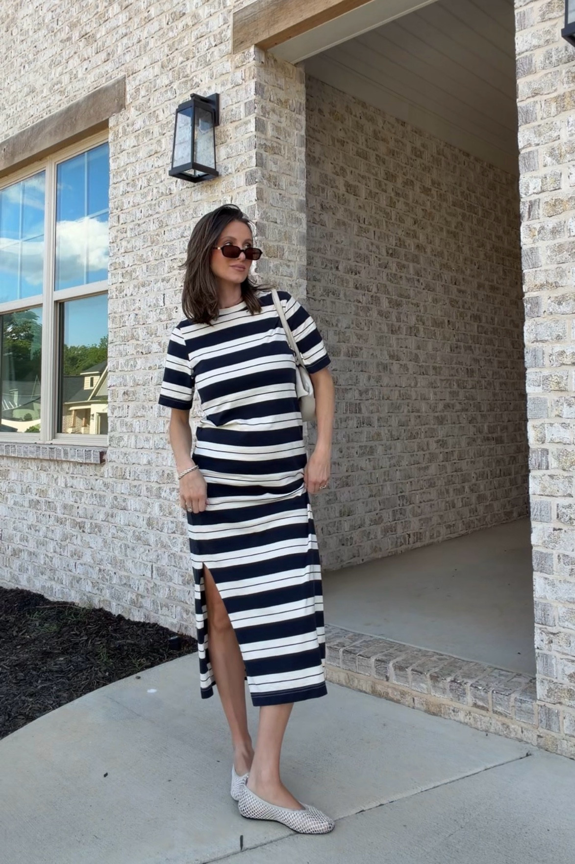 Will be living in this H&M t-shirt dress all summer!!! Runs large - I’m 20 weeks pregnant in an extra small! 🫶🏼 

#LTKmomlife #LTKBeauty #LTKootd