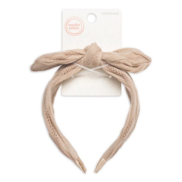 Wonder Nation Baby Girl Headband, Size One Size | Walmart (US)