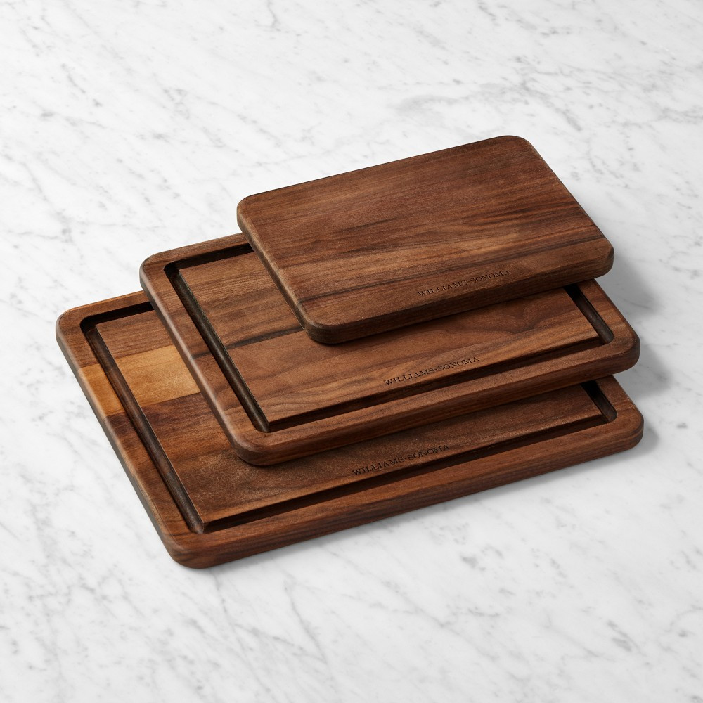 Williams Sonoma Cutting & Carving Boards, Set of 3, Walnut | Williams-Sonoma