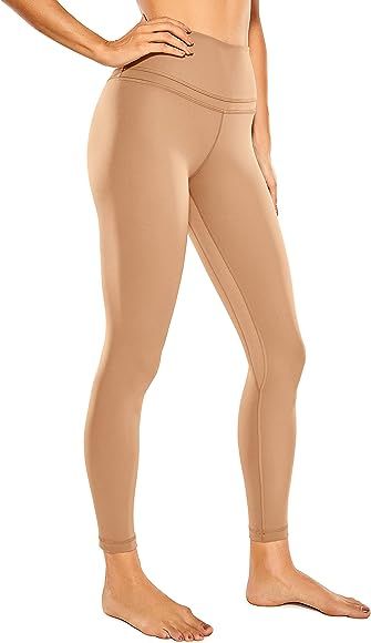 CRZ YOGA High Waisted Workout Leggings - Yoga Athletic Naked Feeling Soft Pants for Women 7/8 | Amazon (US)