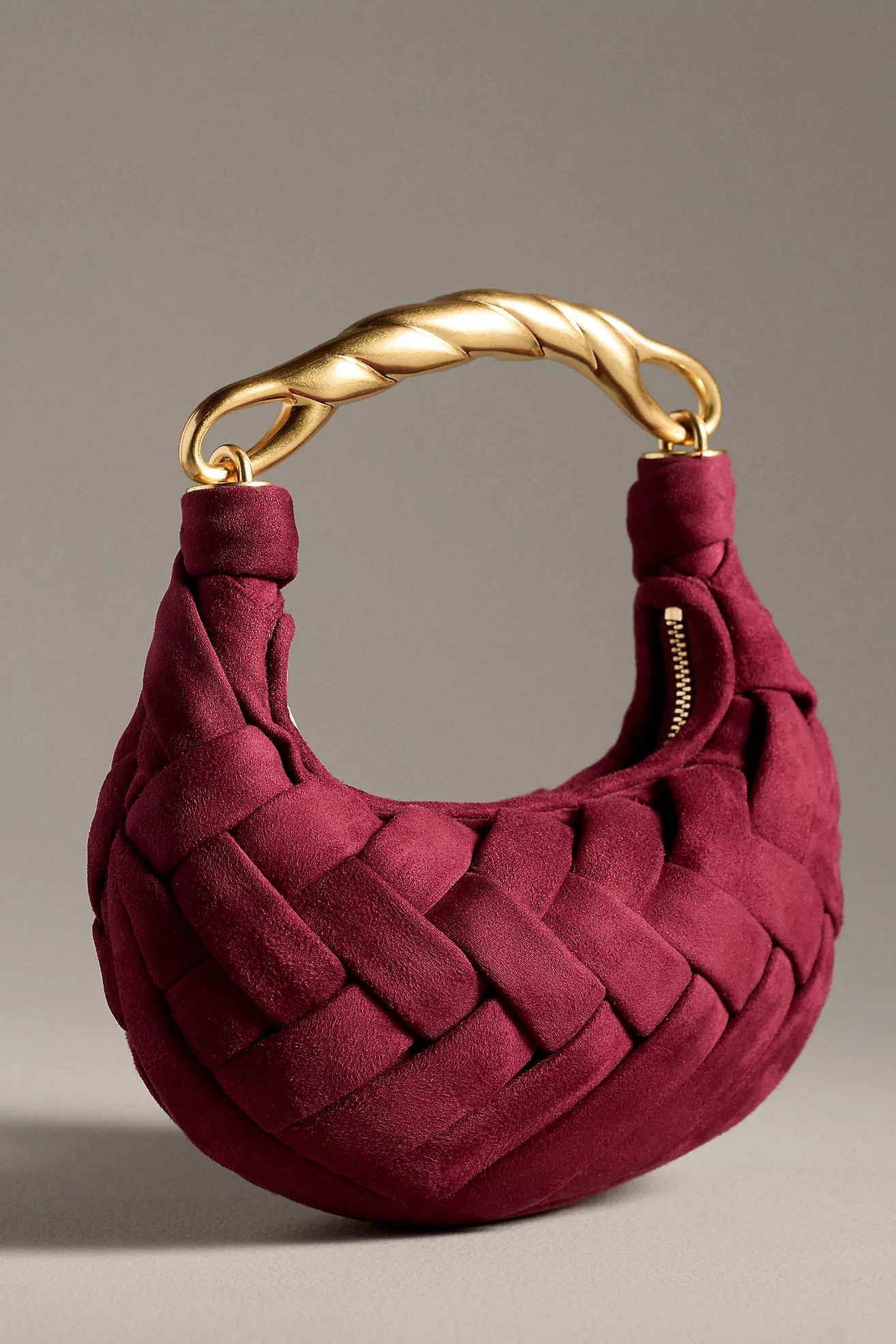 JW PEI Orla Woven Faux-Suede Handbag | Anthropologie (US)