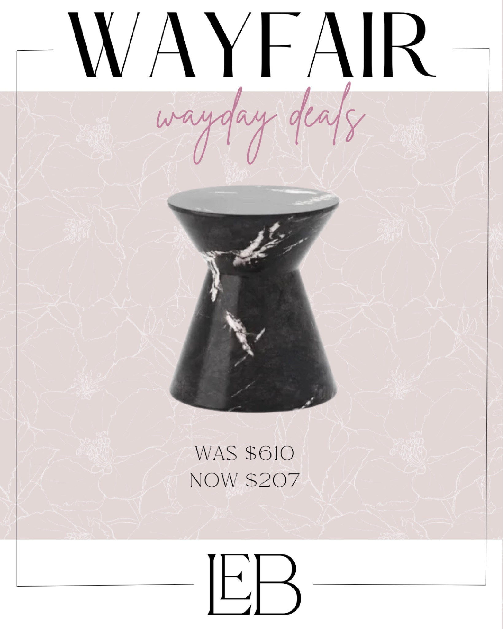 Last day of wayday deals! I’ve been loving black marble lately 🖤

Wayfair, wayday, deals, sale, home 

#LTKFind #LTKsalealert #LTKhome