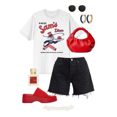Uncle Sam Memorial Day outfit 🍟🇺🇸

#LTKFind #LTKunder50 #LTKSeasonal