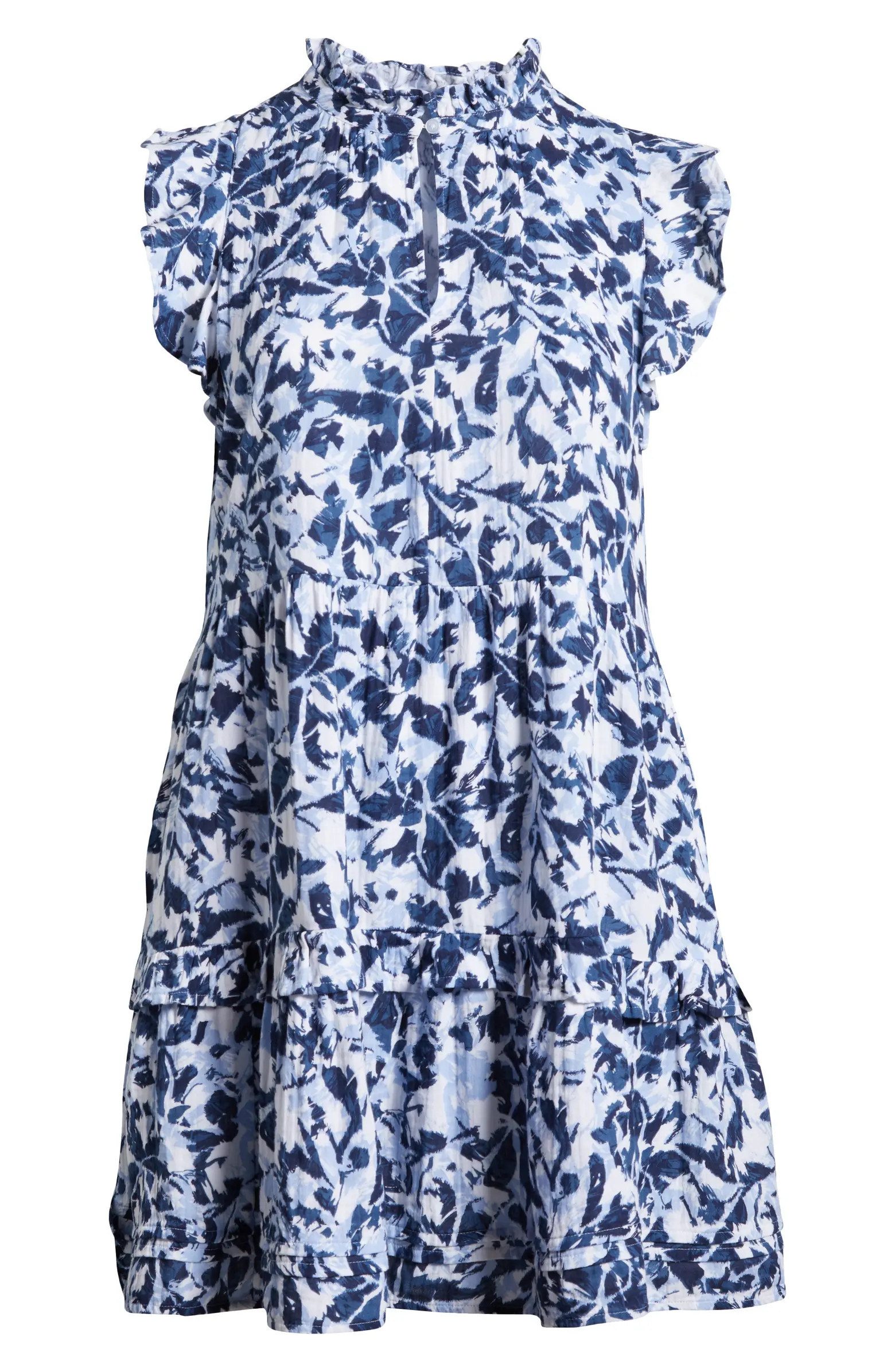 Floral Ruffle Gauze Dress | Nordstrom