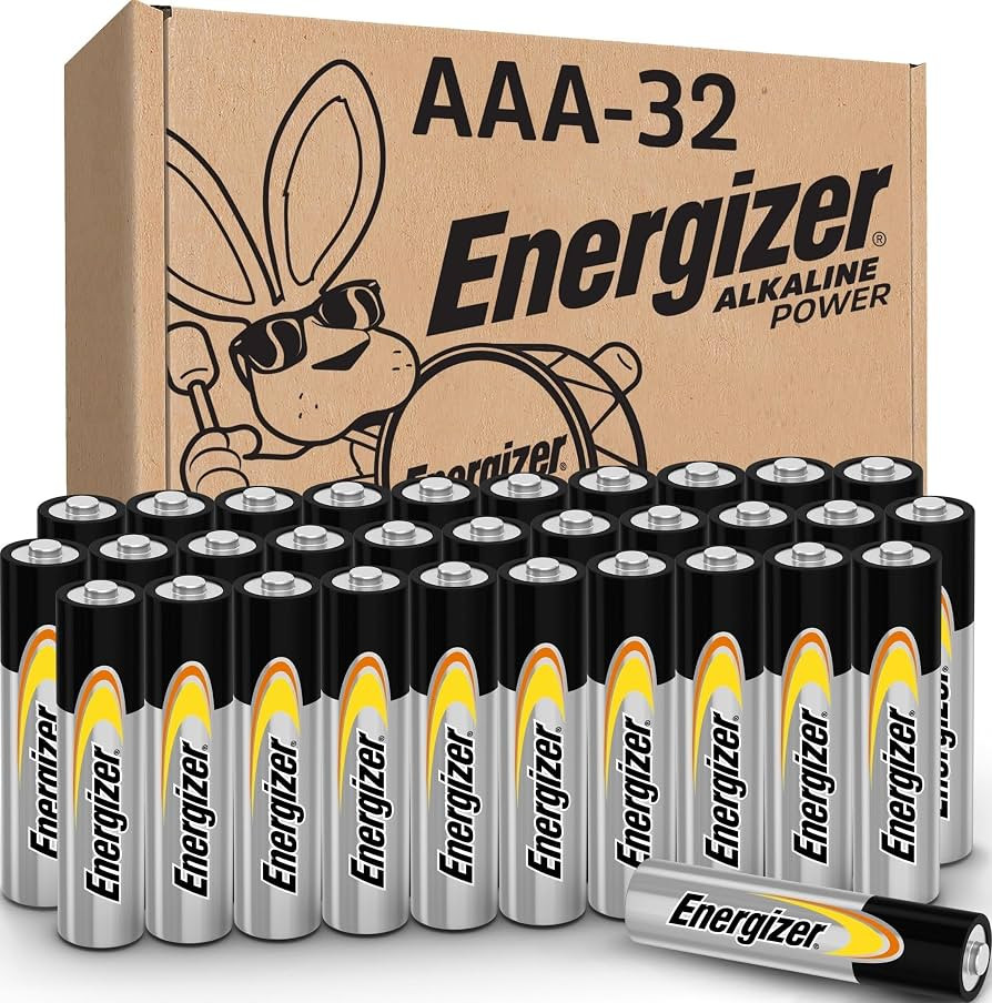 Energizer Alkaline Power AAA Batteries (32 Pack), Long-Lasting | Amazon (US)