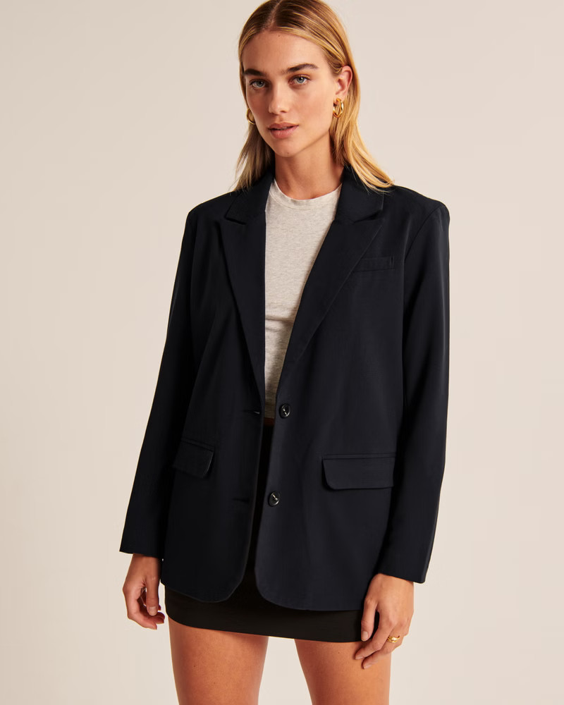 Boyfriend Suiting Blazer | Abercrombie & Fitch (US)