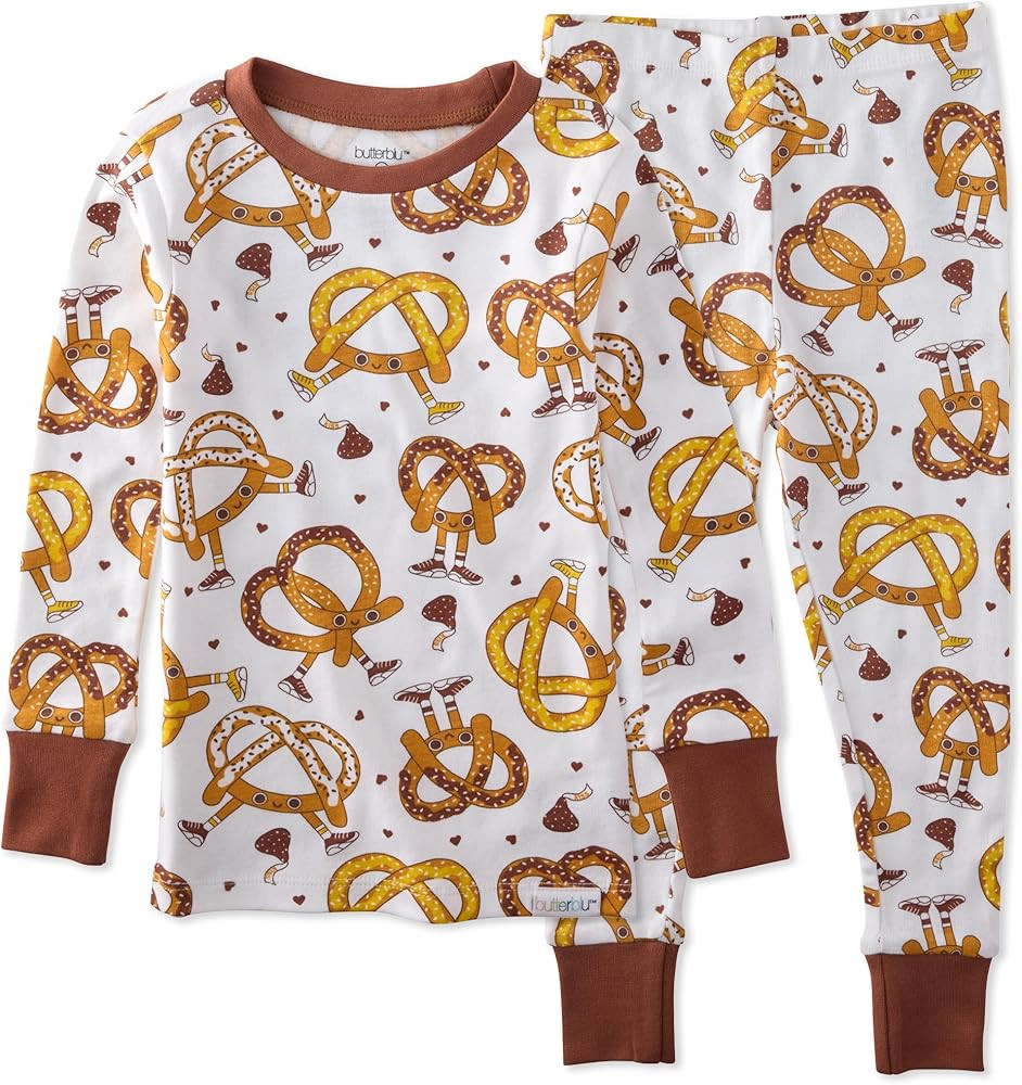 boys Zen Snug-fit 2-piece Pajamas 100% Organic Cotton Long Sleeve for Boys | Amazon (US)