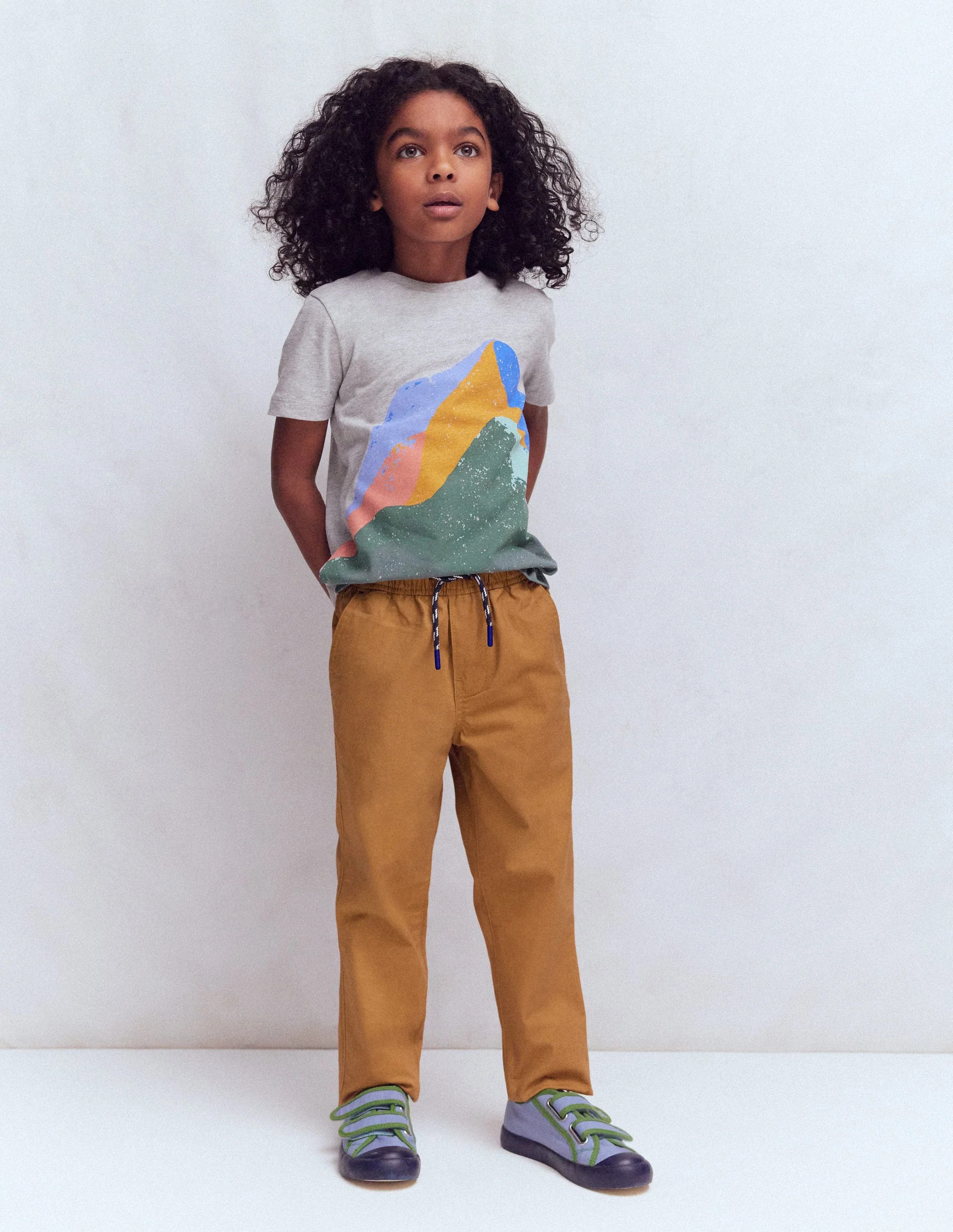Slim Pull-on Pants-Bering sea | Boden (US)