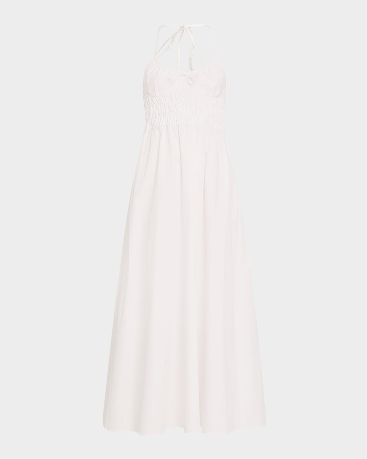 The Lolita Cotton Halter Midi Dress | Neiman Marcus