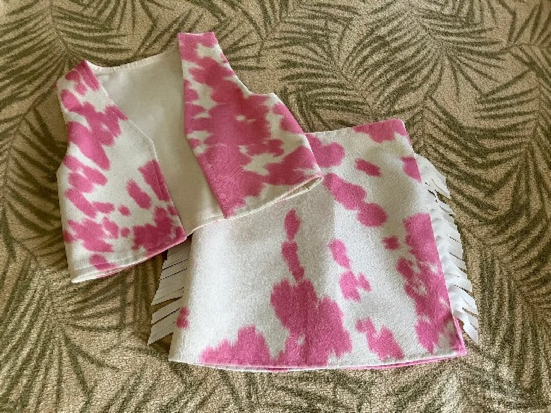 Child's/Girls Western Vest & Skirt outfit | Etsy (US)