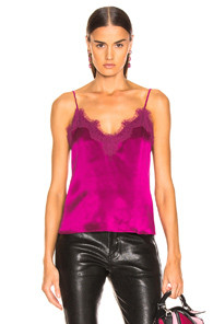 fleur du mal Lace Trim Cami in Pink | FWRD 