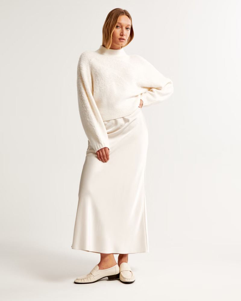 Intarsia Mockneck Dolman Sweater | Abercrombie & Fitch (US)