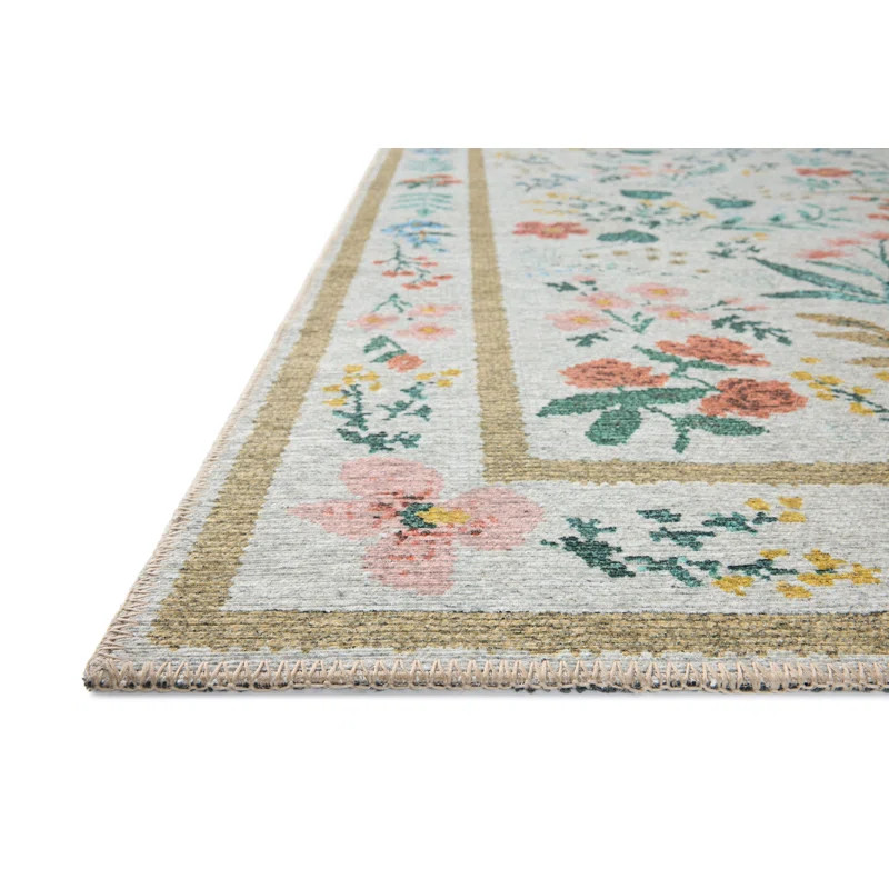 Rifle Paper Co. x Loloi Wildwood Cream Area Rug | Wayfair North America