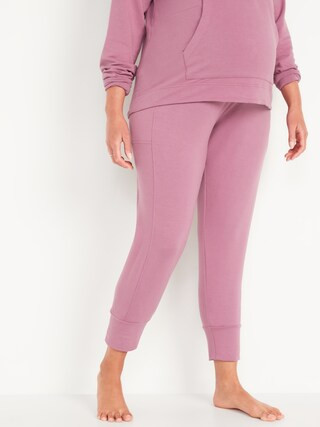 Maternity Rollover-Waist French Terry Live-In Jogger Sweatpants | Old Navy (CA)