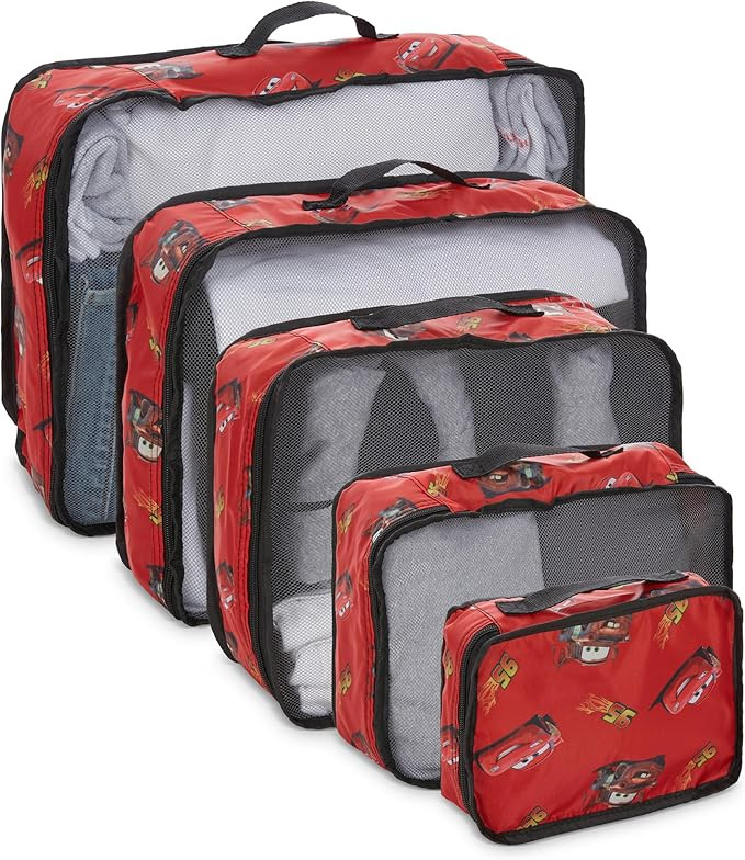 Disney Minnie Mickey Stitch Packing Cubes - Winnie the Pooh, Princess Cinderella, Cars, Toy Story... | Amazon (US)