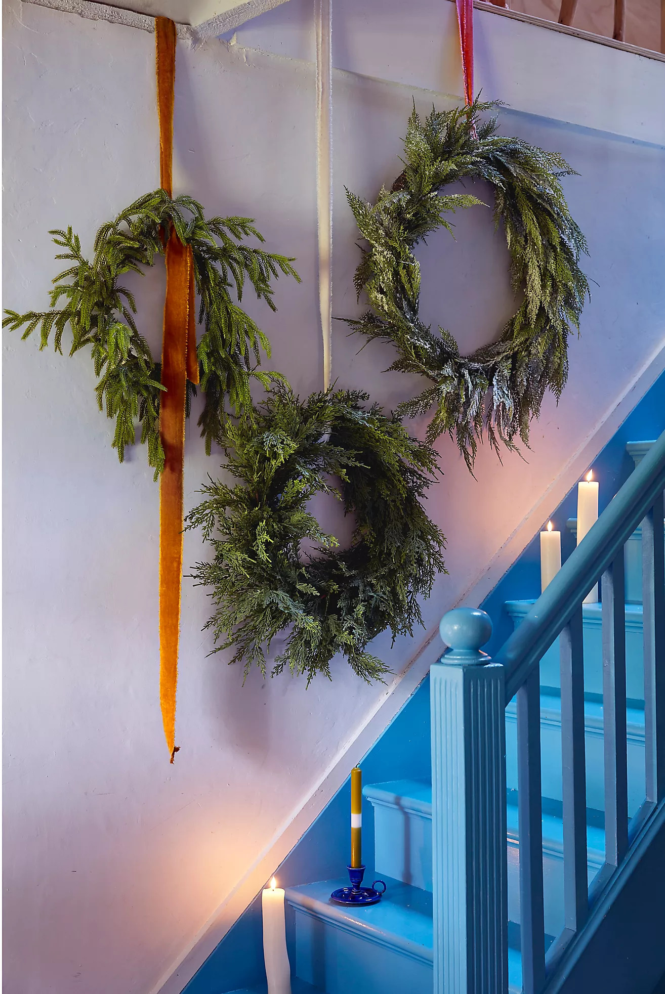 Faux Cryptomeria Wreath | Anthropologie (US)