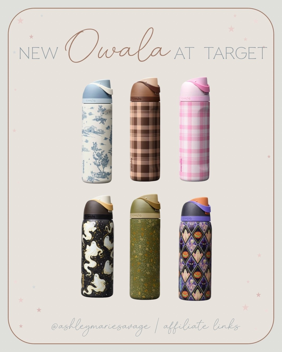 New Owala at Target!! From Halloween to everyday, there are plenty of options for everyone!! ✨✨✨

#LTKSeasonal #LTKHome