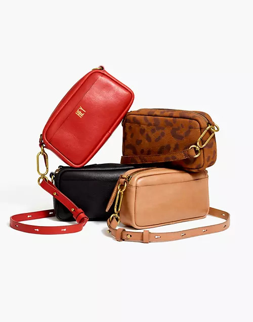 The Leather Carabiner Mini Crossbody Bag | Madewell