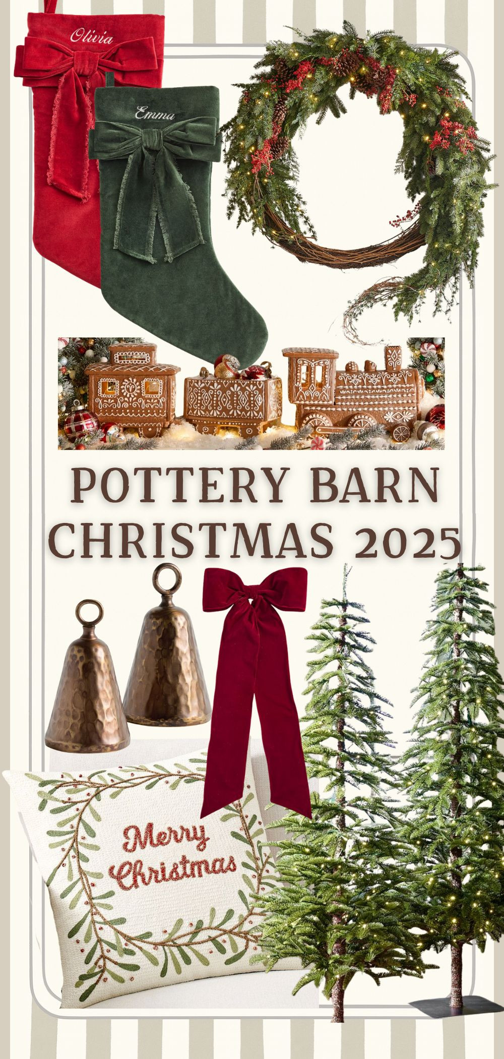 Pottery Barn’s Christmas collection is here, and it’s pure holiday magic. ✨ From cozy plaids to gingerbread dishware and decor, every piece feels timeless and full of charm.

I’ve gathered my designer favorites from the new Pottery Barn Christmas decor line — perfect for creating a modern traditional holiday home that’s warm, neutral, and beautifully layered.

Tap to shop my Pottery Barn Christmas decorating ideas and get inspired to bring classic, cozy style to your home this season. 

 #LTKHoliday #LTKSeasonal #LTKHome
