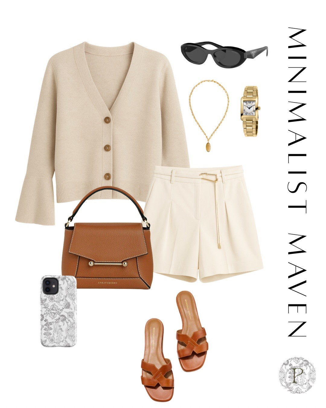 MINIMALIST MAVEN // How to Style Your Phone Series

Classic neutrals, clean lines, and refined accessories — this look is a masterclass in effortless, everyday luxury. I’ve paired creamy ivory shorts with a soft bell-sleeve cardigan, timeless tan slides, and a structured leather bag for that chic, understated vibe. But the real secret? Your phone case.

The Minimal Botanist phone cover from Petalume is the perfect accessory to pull the whole look together — a delicate botanical design on crisp white that whispers quiet sophistication. Available exclusively at www.PetalumeCovers.com.

Why we love this look:
	1.	Neutral layers make mixing + matching easy across seasons.
	2.	Elevated accessories (gold watch, dainty necklace, sleek sunglasses) add instant polish.
	3.	The phone case acts as a subtle style statement — blending beauty + function effortlessly.

→ Ready to elevate your minimalist wardrobe? Shop the full look + grab your exclusive phone cover at Petalume  

#LTKOver40 #LTKSummerEdit #LTKStyleTip