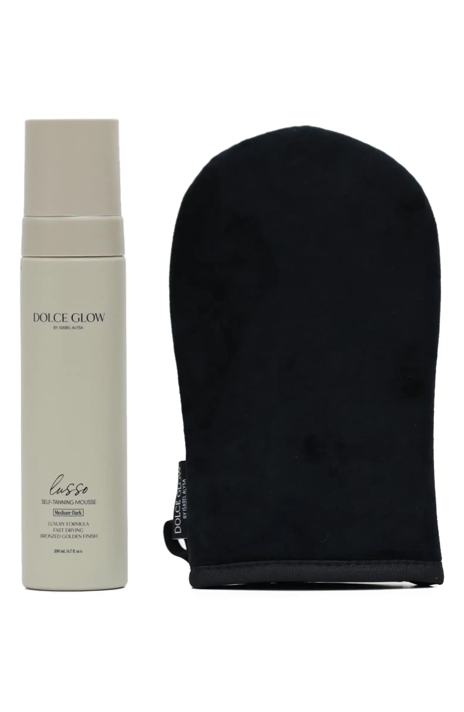 Dolce Glow by Isabel Alysa Dolce Glow Lusso Self-Tanning Mousse + Application Mitt Set $60 Value ... | Nordstrom