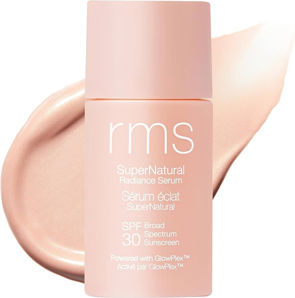 RMS Beauty SuperNatural Radiance Serum Broad Spectrum Sunscreen, SPF 30 - Tinted Sunscreen for Fa... | Amazon (US)