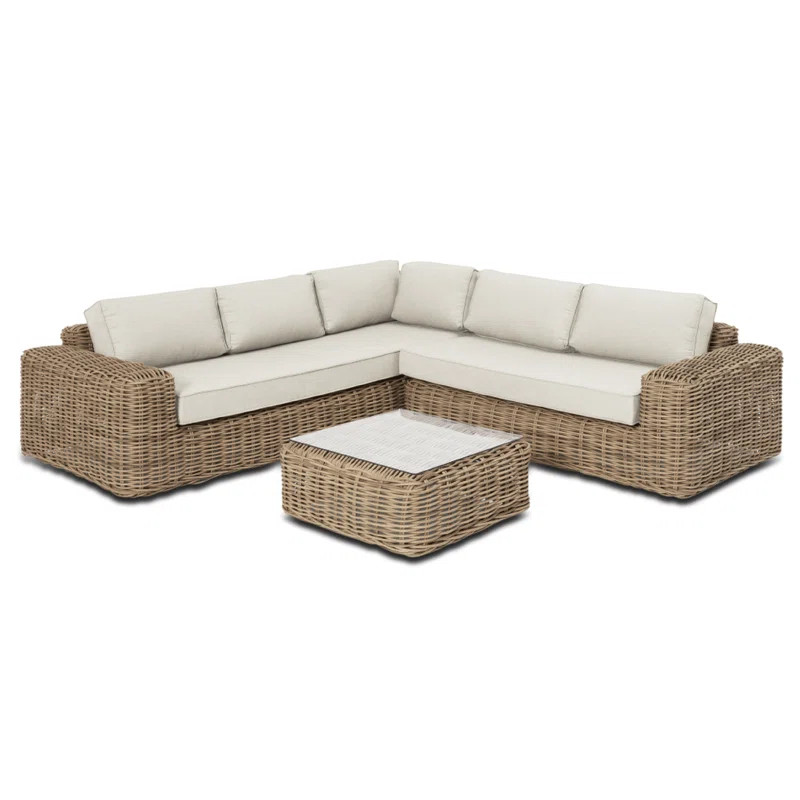 Admiral 4 - Person Outdoor Seating Group with Cushions | Joss & Main