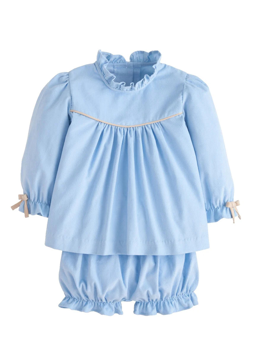 McCall Bloomer Set - Light Blue Corduroy | Little English