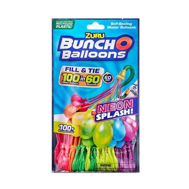 Bunch O Balloons Neon Splash May EC - 3pk | Target