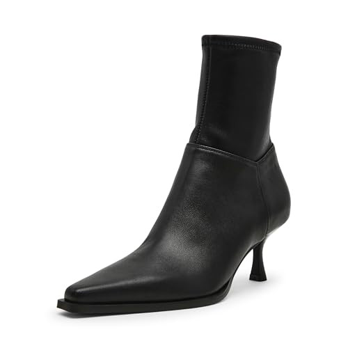 Steve Madden Women's Stasia Ankle Boot, Black, 7 | Amazon (US)