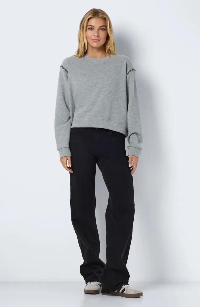 Freya Whipstitch Trim Sweatshirt | Nordstrom