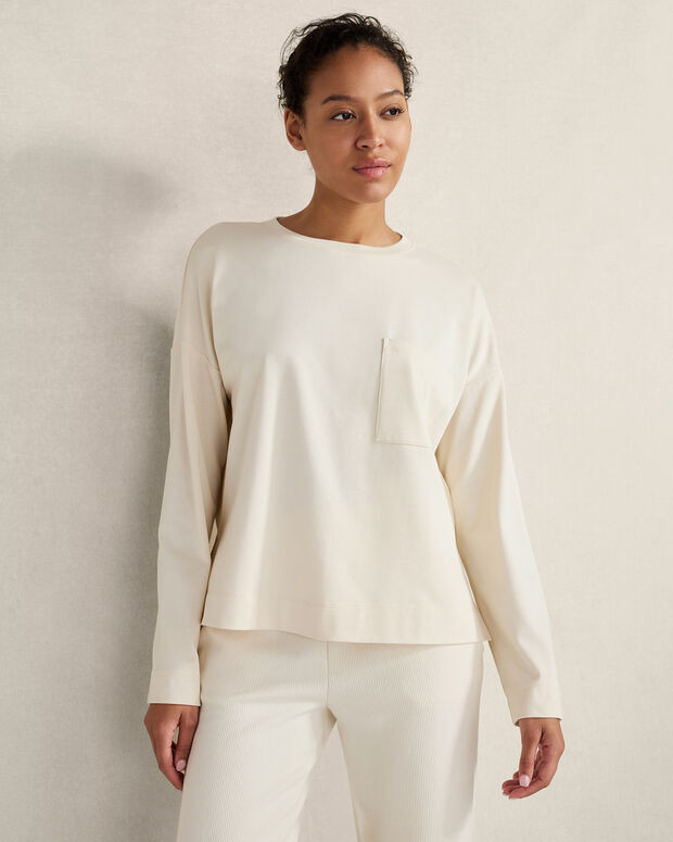 Organic Cotton Jersey Pocket Tee | Talbots