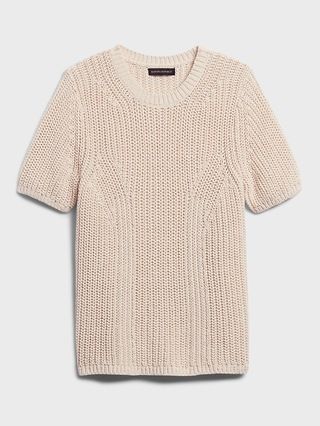 Organic Cotton Sweater Top | Banana Republic (US)