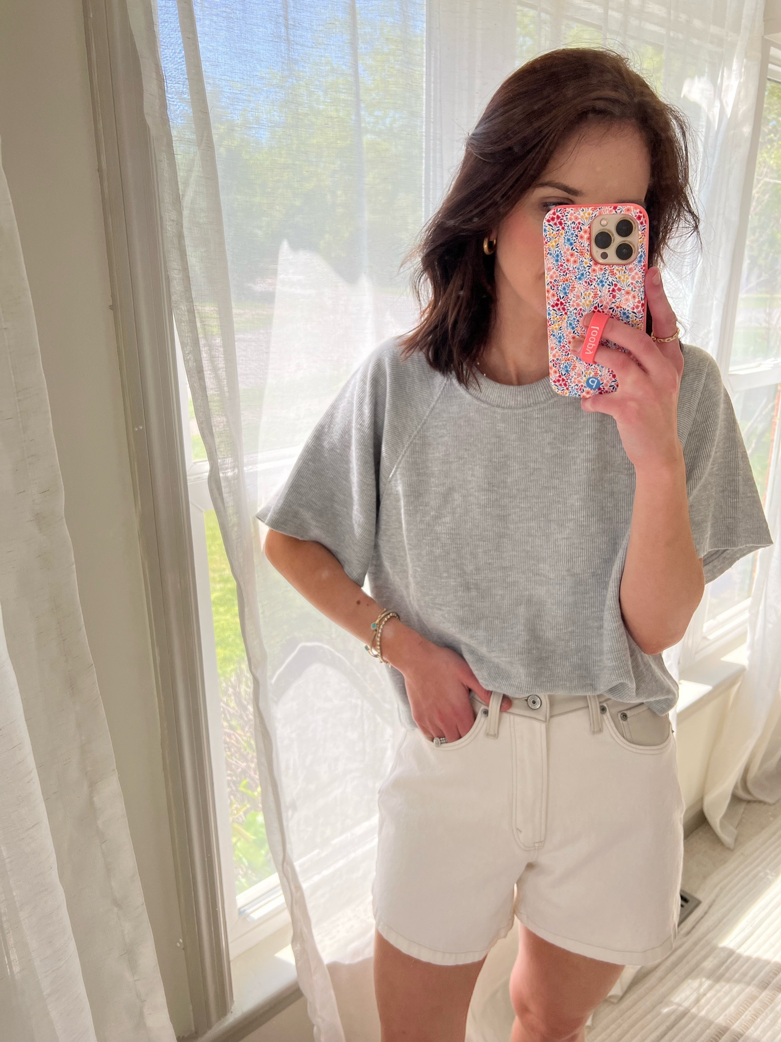 Abercrombie denim // Abercrombie jeans : wearing 26 curve love - fit tts

White denim shorts // white jean shorts // dad short // spring shorts. // casual outfit 

#LTKFind #LTKSeasonal #LTKsalealert