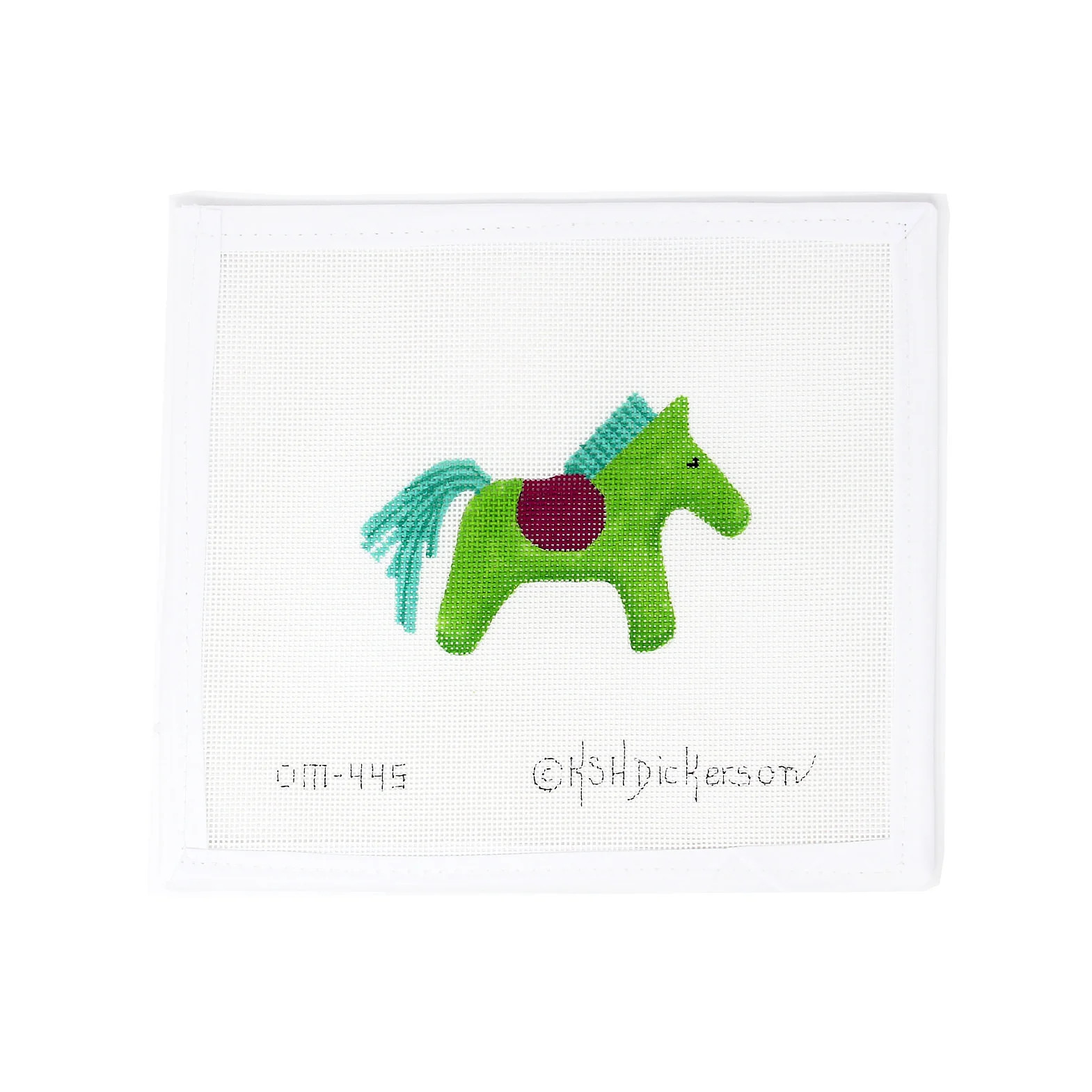 Green Pegasus Pony | Greystone Needlepoint