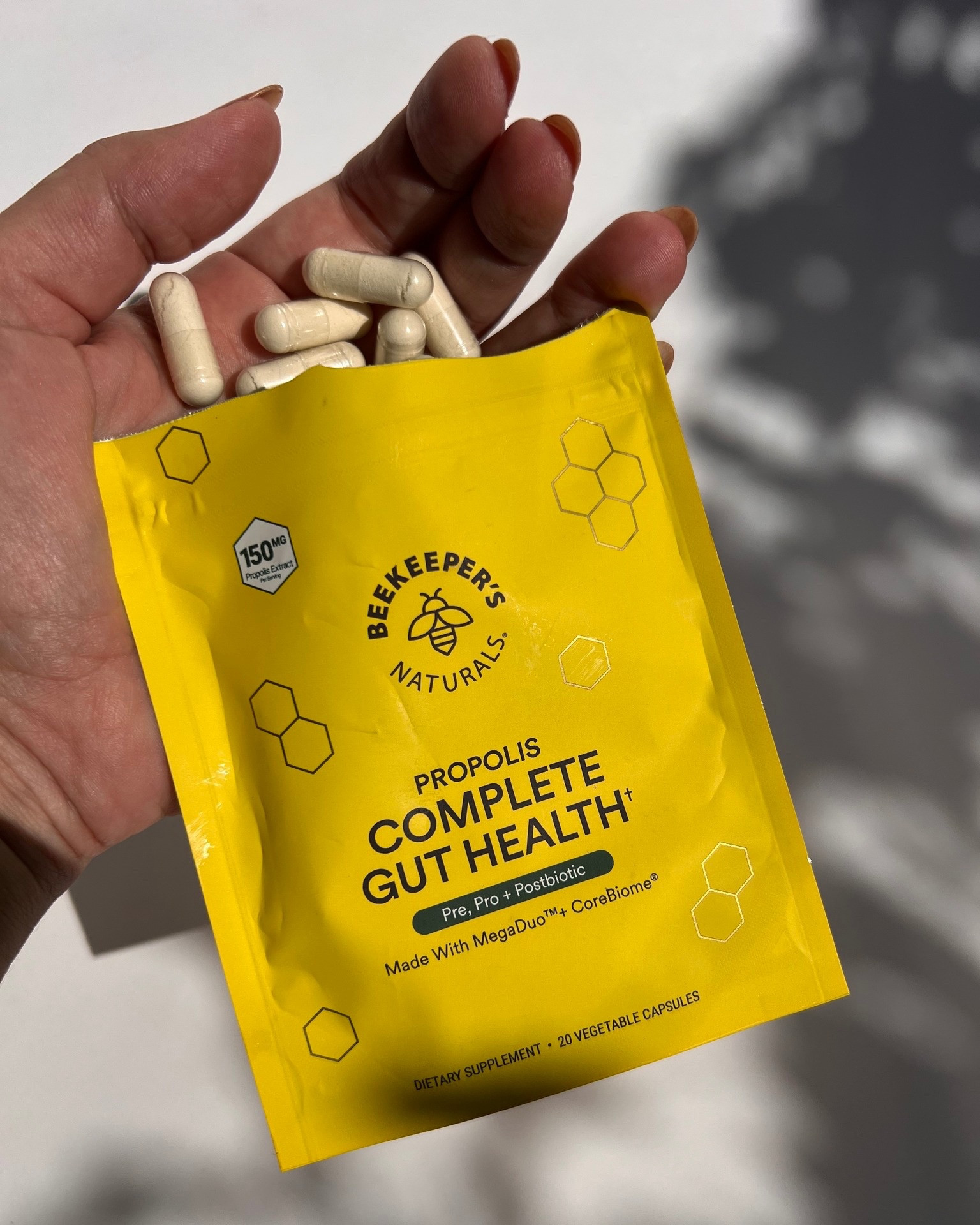 Staying on top of my health and preparing for the upcoming winter, with these amazing @beekeepers_naturals PROPOLIS COMPLETE GUT HEALTH Pre, Pro and Postbiotic clinical studied formula! 🌟 I'm taking proactive steps to ensure my overall well-being, and it all starts with a healthy gut. As the saying goes, 'health starts from the gut', and maintaining everything in balance is a must, in order to prevent and not treat, in the long run. A balanced gut microbiome is essential for a strong immune system, and I'm making sure to give my body the best chance to fight off any potential illnesses. 🧦‍ By incorporating this incredible formula into my daily routine, I'm confident that I'll be able to tackle the winter season with energy and vitality. 💪 Check it out: https://lvnta.com/lv_jVKcO9eGlNQpGn4IE2 and learn more about how you can prioritize your gut health too! 🤓

 #amazonfinds #propolis #guthealth

#LTKFindsUnder50 #LTKSeasonal #LTKOver40