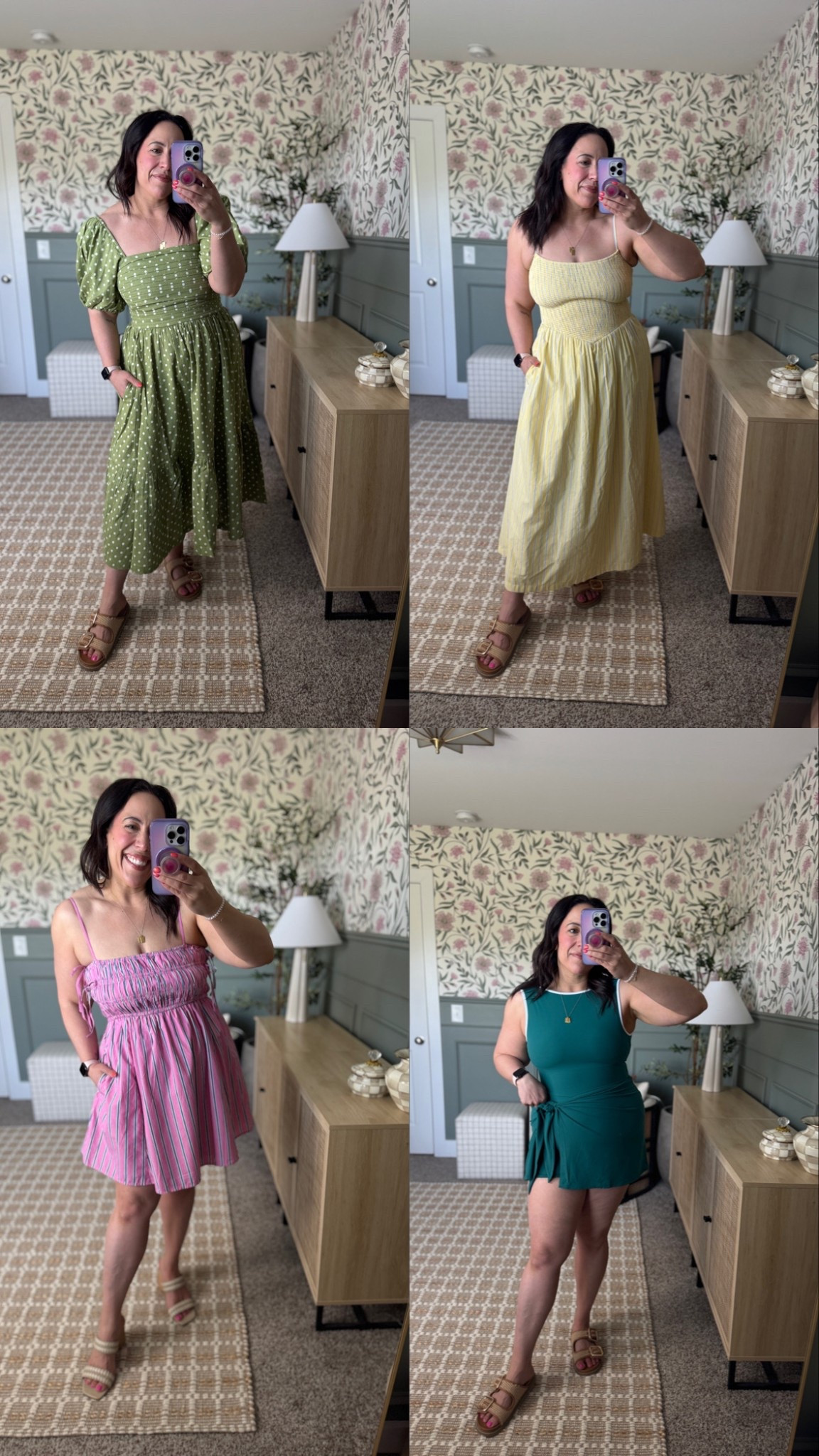Midsize try on from  Abercrombie summer dress edition! The perfect spring fashion dresses for Easter, the beach! 

#LTKSaleAlert #LTKMidsize #LTKFindsUnder100