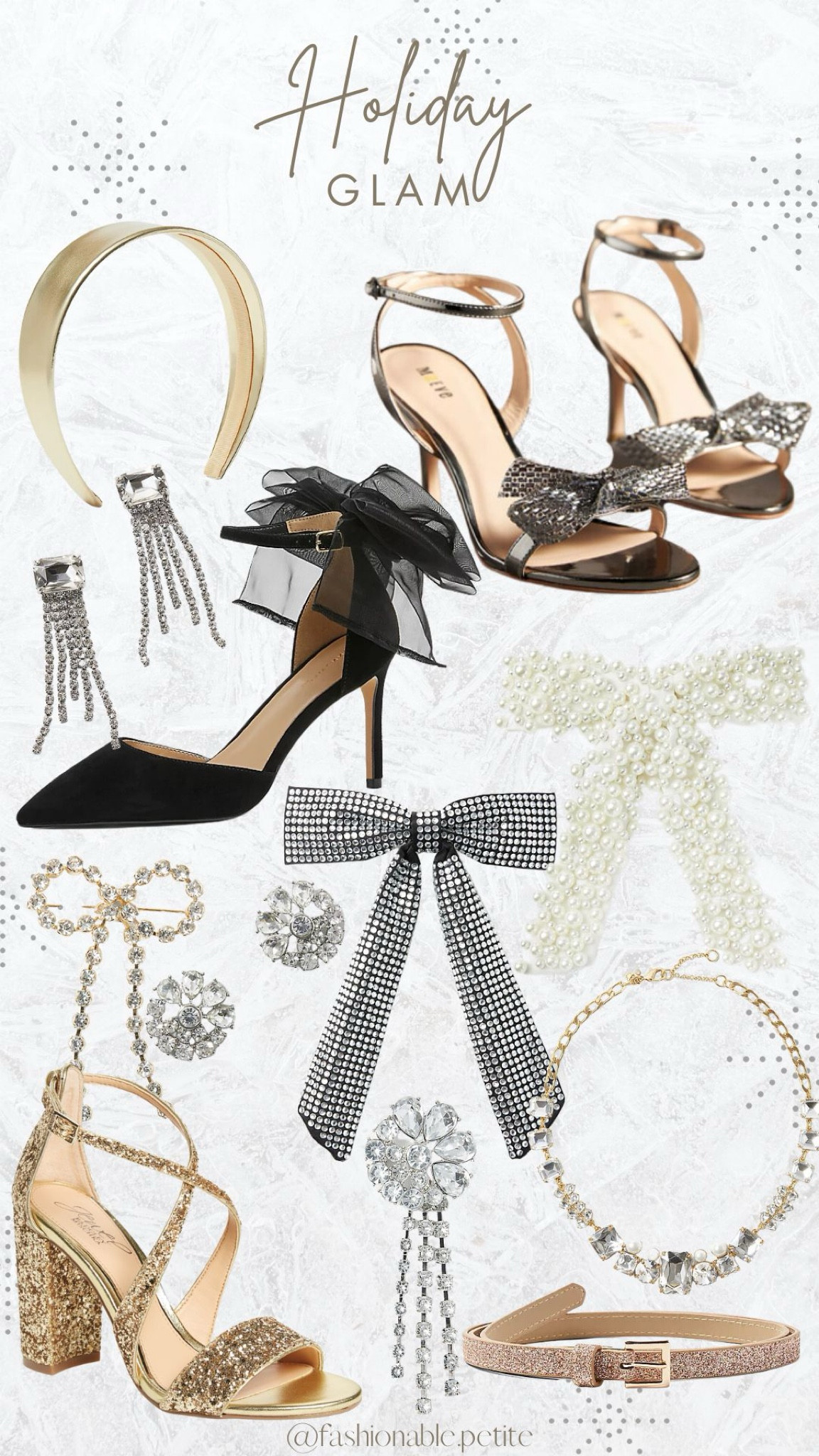 Holiday glam! Holiday accessories. Holiday outfit. Holiday party. New Year’s Eve. Heels. Party outfit. Accessories. Jewelry. Women’s heels. 

#LTKsalealert #LTKHoliday