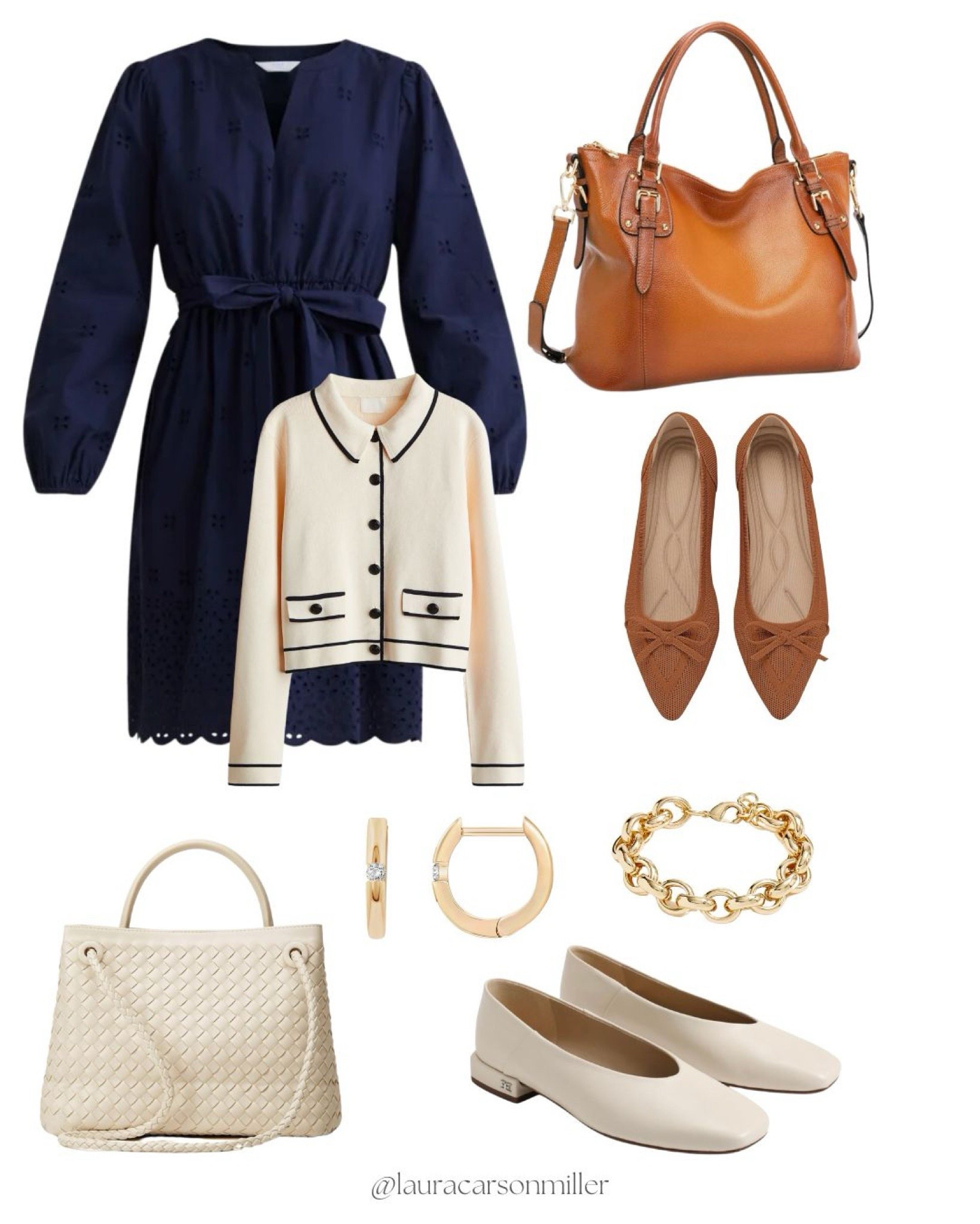 Mothers Day outfit, spring fashion, wedding guest dress, wedding guest, dress, flats, handbags, Laura carson miller, gold jewelry 

#LTKItBag #LTKShoeCrush #LTKFindsUnder50