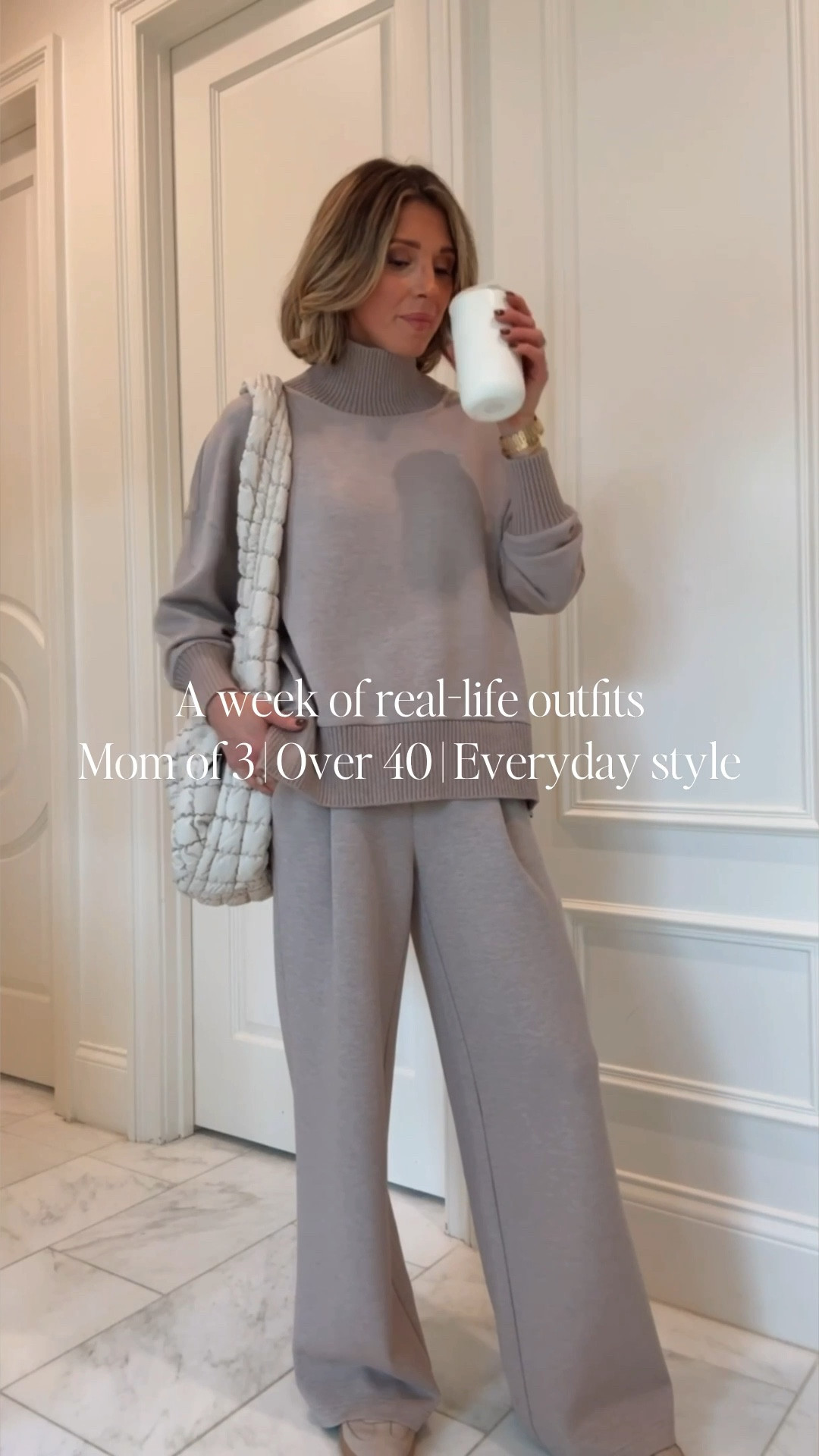 A week of outfits as a WFH mom who likes and excuse to wear something other than sweats. 