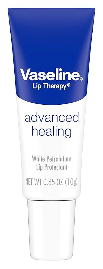 Vaseline Lip Therapy Advanced Healing Lip Balm Tube 3-Pack – White Petroleum Lip Protectant, 0.... | Amazon (US)