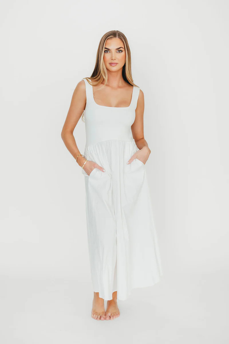 Lucinda Maxi Dress in White | Worth Collective