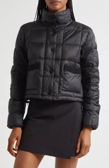 Moncler Jarcieu Down Jacket in Silk White at Nordstrom, Size 1 | Nordstrom