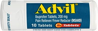 Advil Pain Reliever and Fever Reducer, Pain Relief Medicine with Ibuprofen 200mg for Headache, Ba... | Amazon (US)